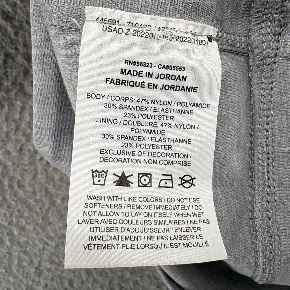 Nike Yoga Dri-Fit Sports Bra Tank Top Gray Medium DR7795-073
